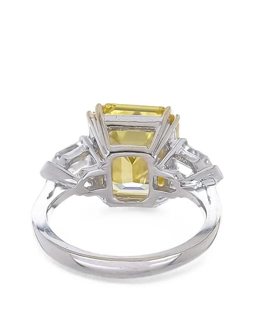 Fantasia by Deserio Metallic Emerald-Cut Ring