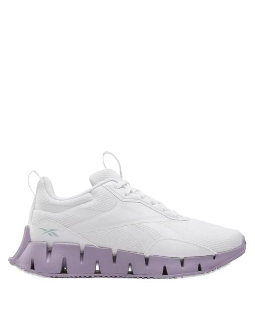 Reebok White Zig Dynamica Sneakers