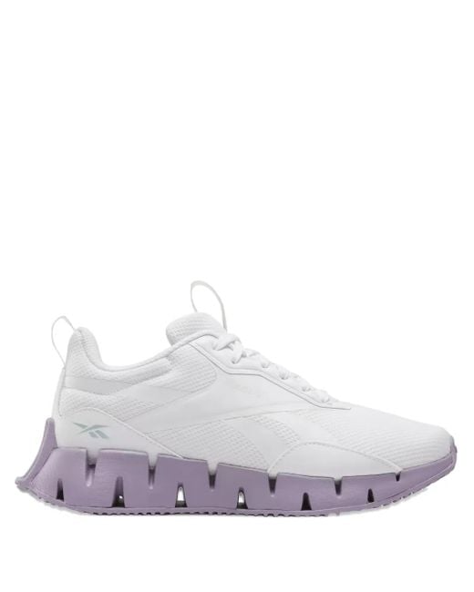 Reebok White Zig Dynamica Sneakers