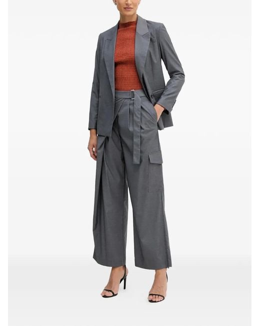 Sisley Gray Tie Blazer