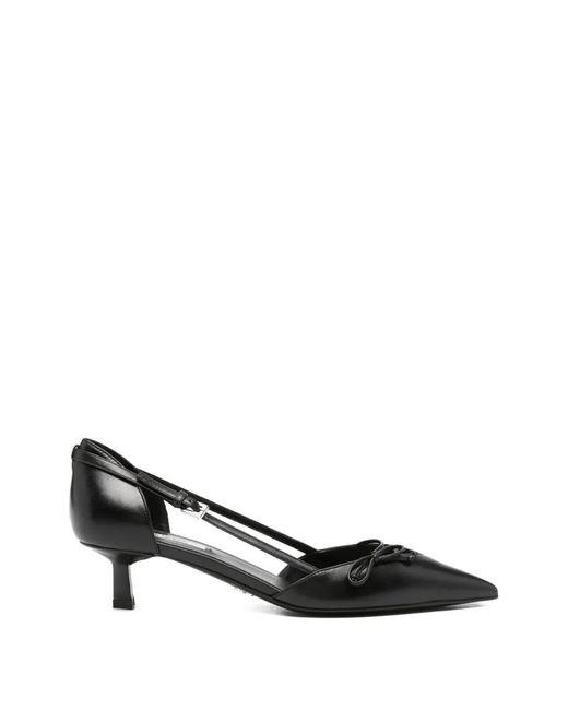 Prada Black Offene Pumps