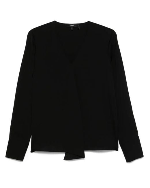 Theory Black Hidden Slit Bl.Moder Clothing