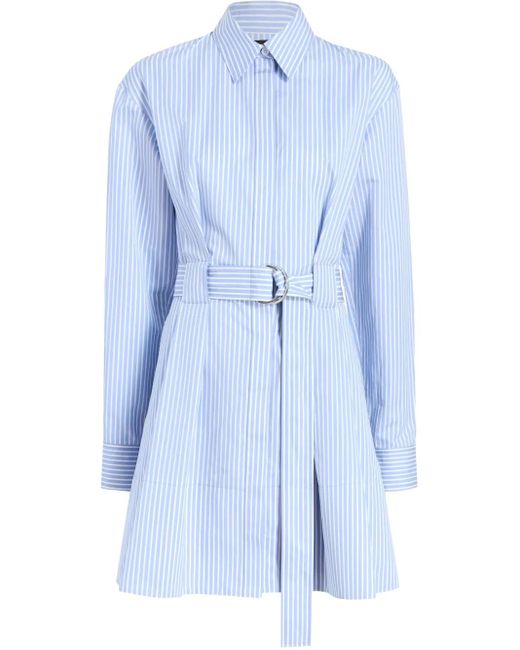 Proenza Schouler Blue Viola Mini Dress