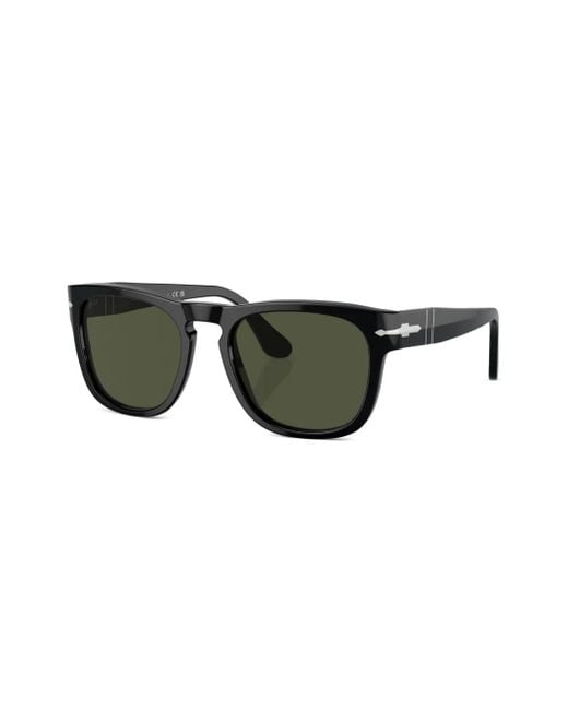 Persol Green Elio Round-Frame Sunglasses