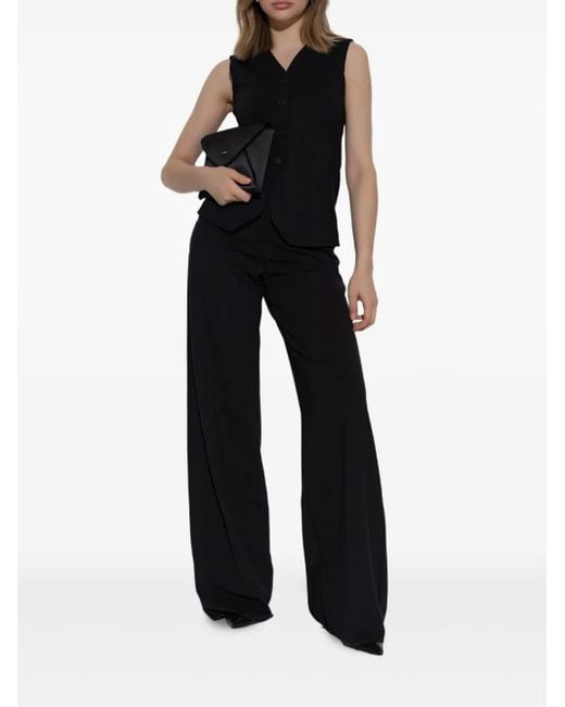 Max Mara Black Structured Vest