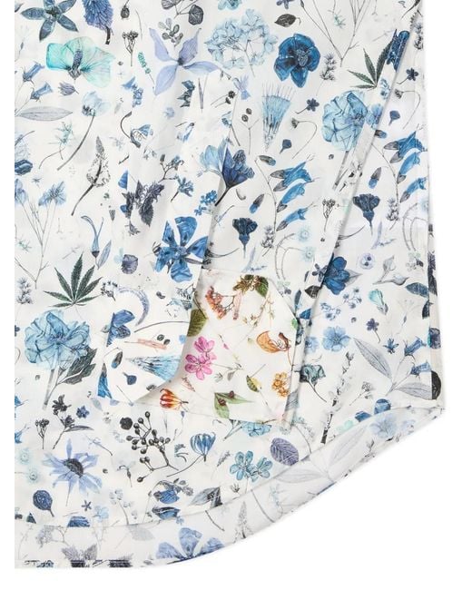 Paul Smith White Liberty Floral Shirt for men