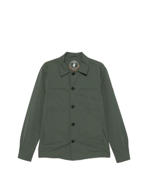Save The Duck Green Basil Shirt Jacket for men