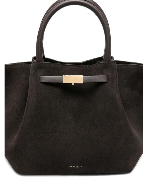 Sac Cabas The Midi New York Médium En Daim DeMellier London en coloris Black