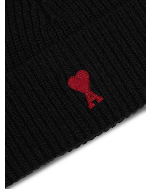 AMI Black Beanie Hat