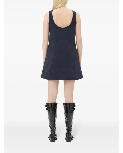 Ganni Blue Mini Dress
