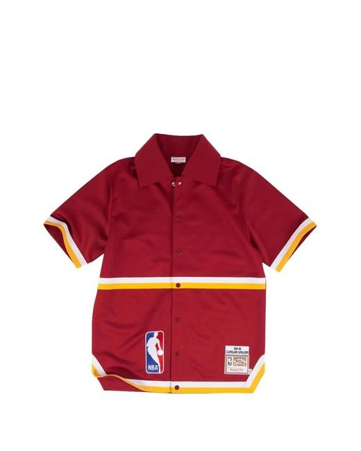Mitchell & Ness Red 1981 Cleveland Cavaliers Shirt for men