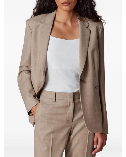 Paul Smith Natural Buttoned Blazer