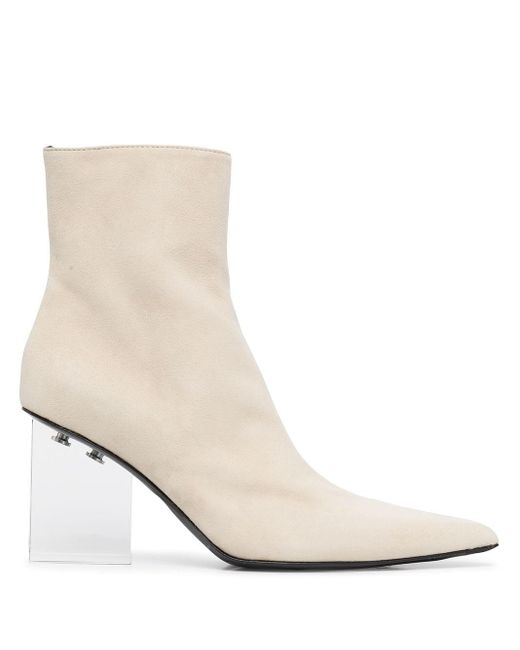 Peter Do White Screen Heeled 80mm Boots