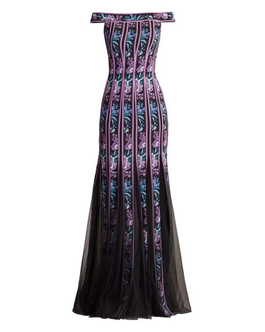 Tadashi Shoji Purple Dalton Kleid
