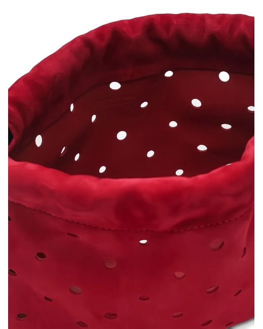MANU Atelier Red Romy Shoulder Bag