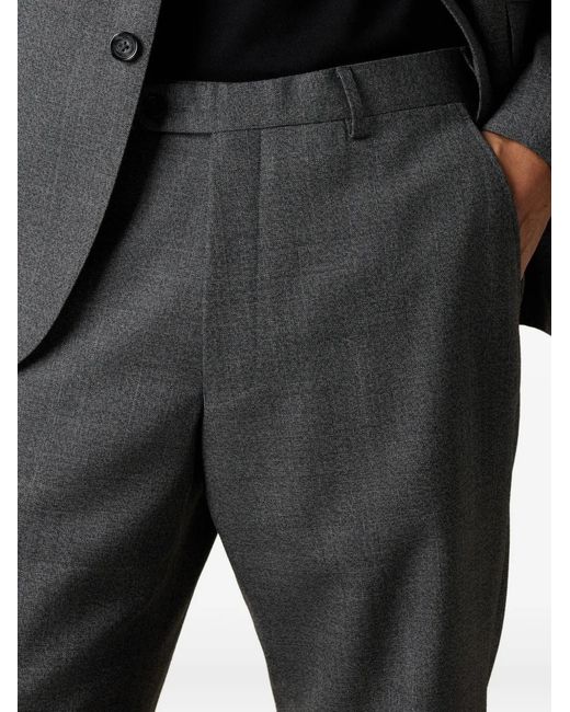 Brooks Brothers Gray Single-Breasted Wool Suit for men