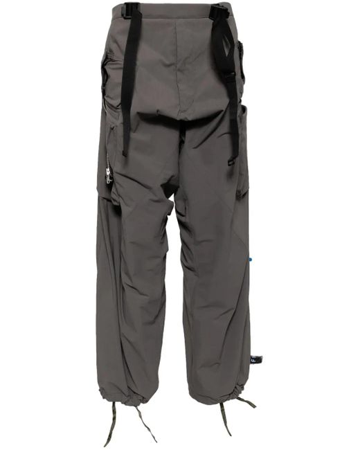 Acronym Gray P30Al-E Drop-Crotch Trousers for men