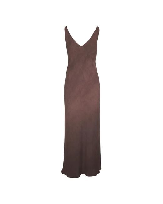 Peter Cohen Brown Lowback Muddy Dress