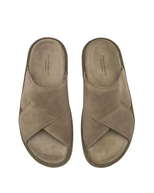 メンズ Officine Creative スエード サンダル Brown