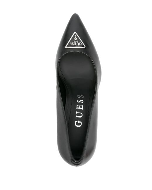 Guess Barson 85mm レザーパンプス Black