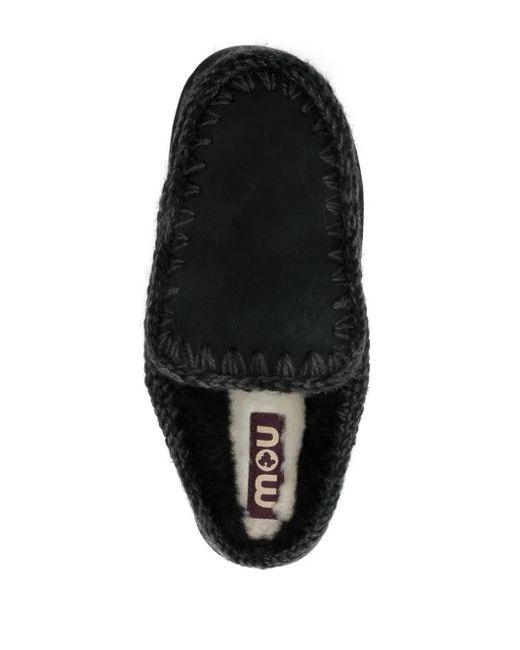 Mou Black Eskimo Slippers