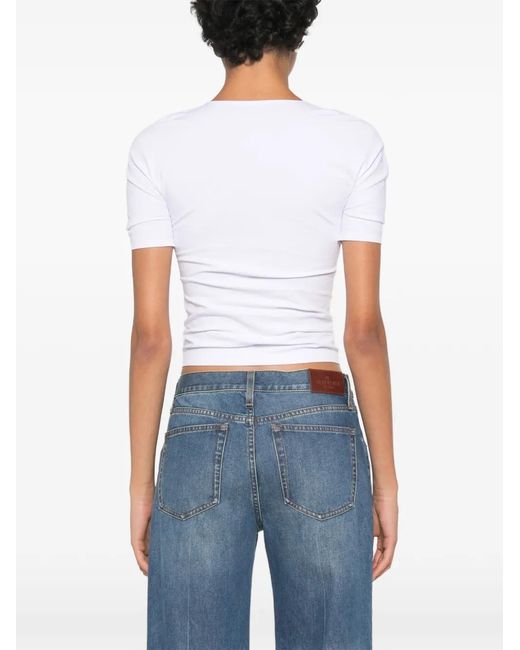 Gucci White Short-Sleeve T-Shirt