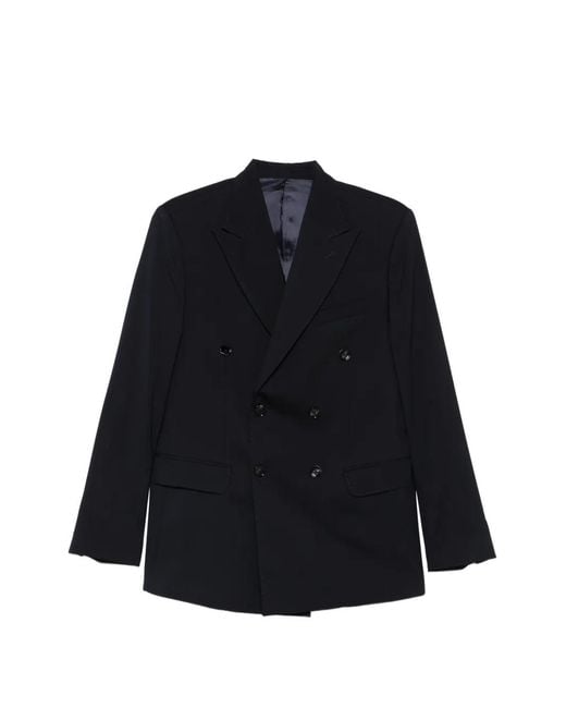 BE ABLE Blue Double-Breasted Blazer for men