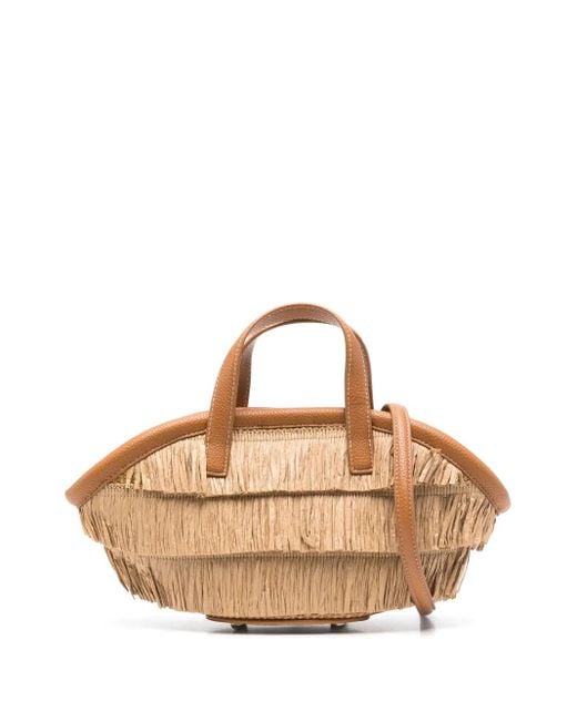 Bolso shopper Fringe Mercado mini Simon Miller de color Natural