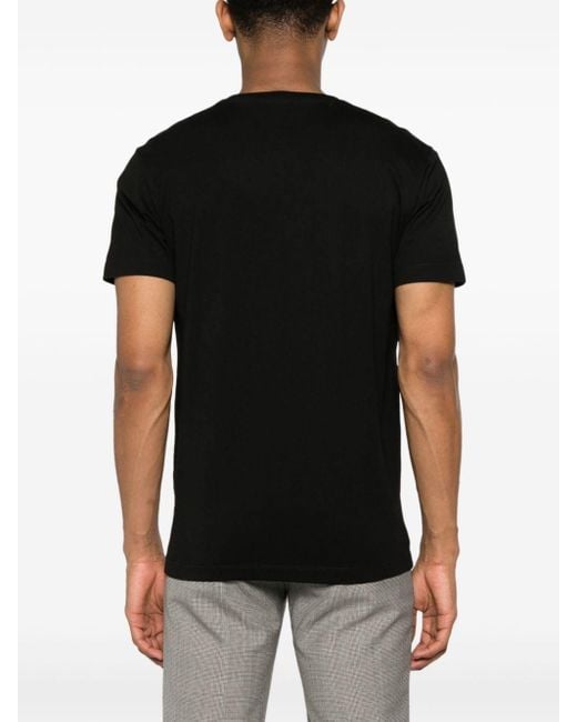DSquared² T-Shirt mit Logo-Schild in Black für Herren