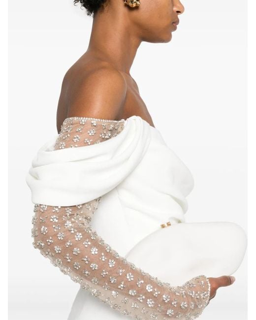 Costarellos Nandi ミディドレス White