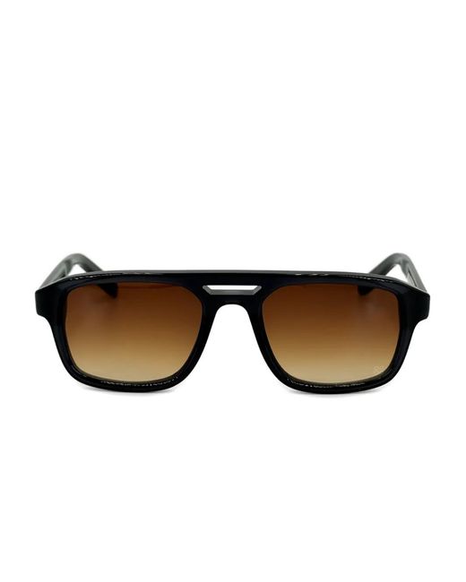 Yellows Plus Brown Seth Browline Sunglasses
