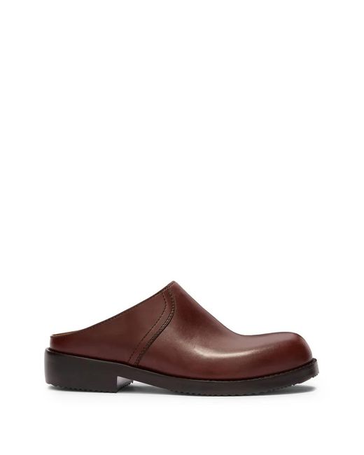 Dries Van Noten Clogs Aus Leder in Brown für Herren