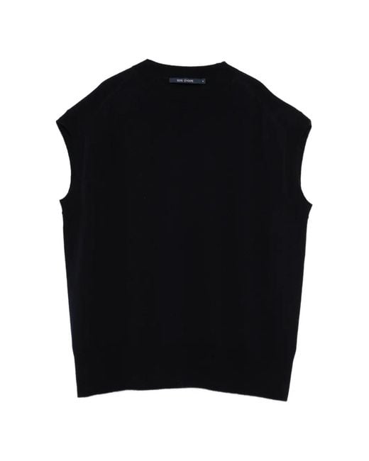 Sofie D'Hoore Black Mistle Knitted Vest