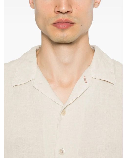 Paul Smith Linnen Overhemd in het White voor heren