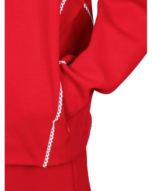 Adidas Red X Arte Antwerp Zip-Up Lace-Trim Hoodie for men