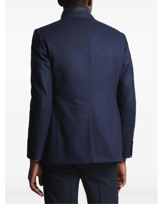 Fay Jacke Im Layering-Look in Blue für Herren