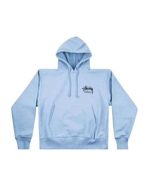 Stussy Blue Honolulu Hoodie for men