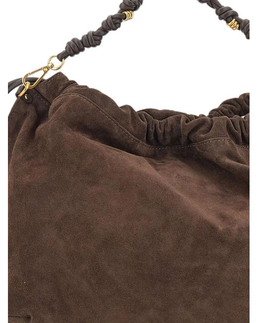 Gianni Chiarini Brown Morgana Suede Tote Bag