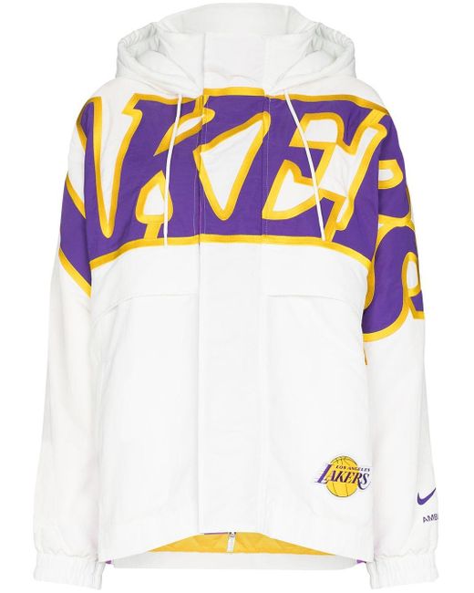 X Ambush veste oversize LA Lakers Nike en coloris Blanc | Lyst