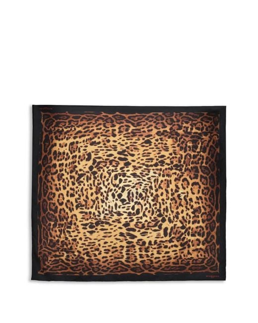 Foulard Leopardato di Givenchy in Brown