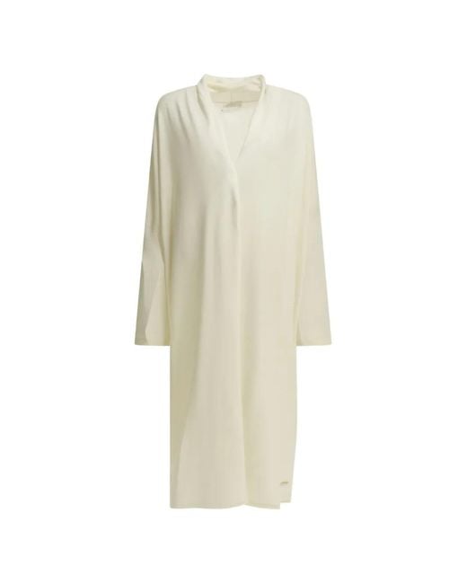 Fedeli White Fine-Knit Long-Sleeve Sweater