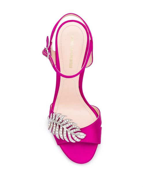 MONSTERA sandals 90mm Nicholas Kirkwood en coloris Pink