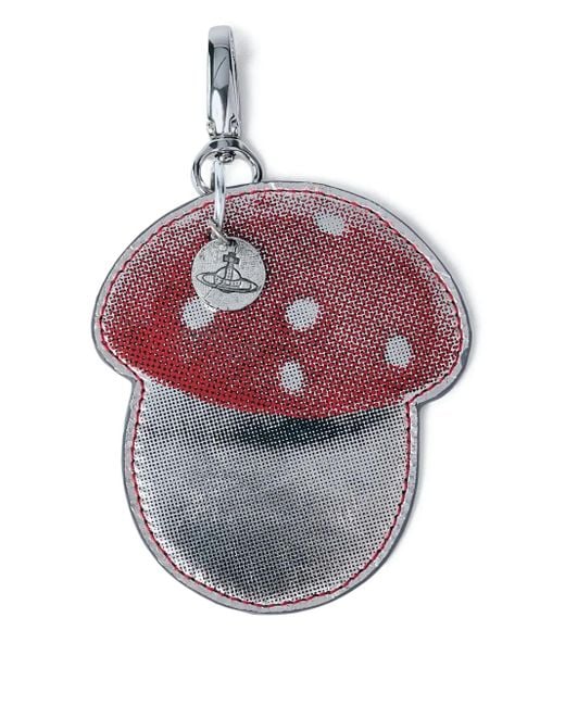 Vivienne Westwood Gray Mushroom Keyring for men