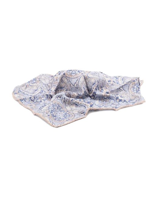 メンズ Brunello Cucinelli Paisley Scarf Gray