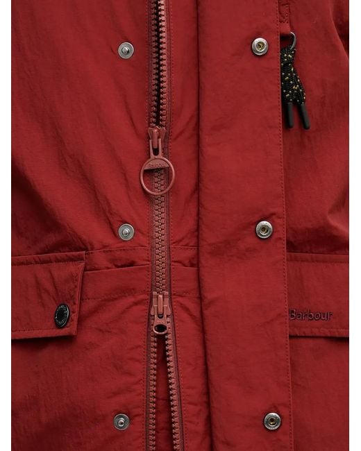 Barbour Rig Jack Met Capuchon in het Red voor heren