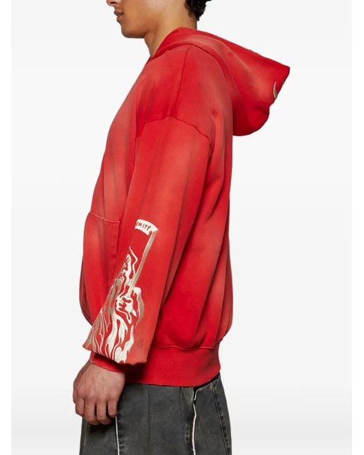 Warren Lotas Red Serenity Reaper Hoodie for men