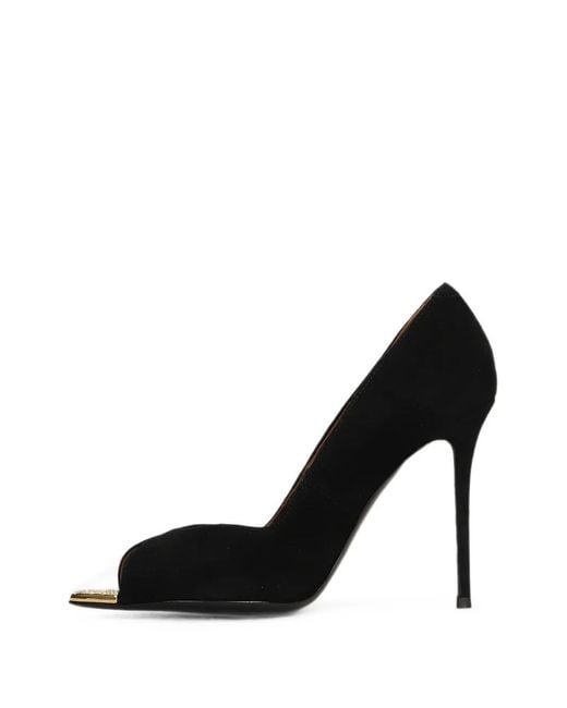 Giuseppe Zanotti Black Intriigo Crystal-Embellished Sandals
