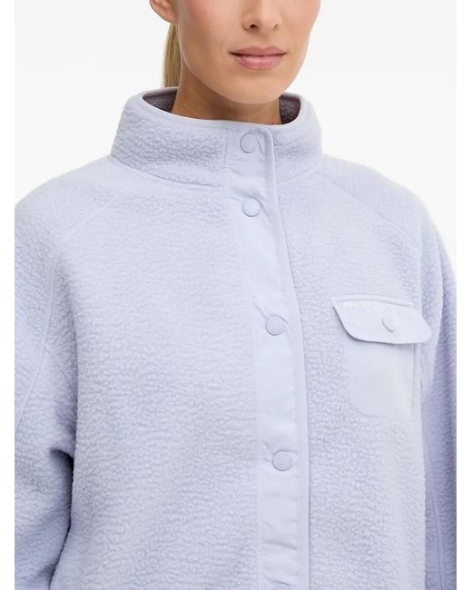 P.E Nation Blue Logo-Print Pocket Jacket