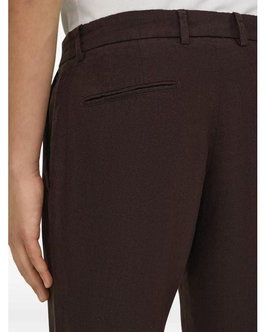 Boggi White Linen Pants for men
