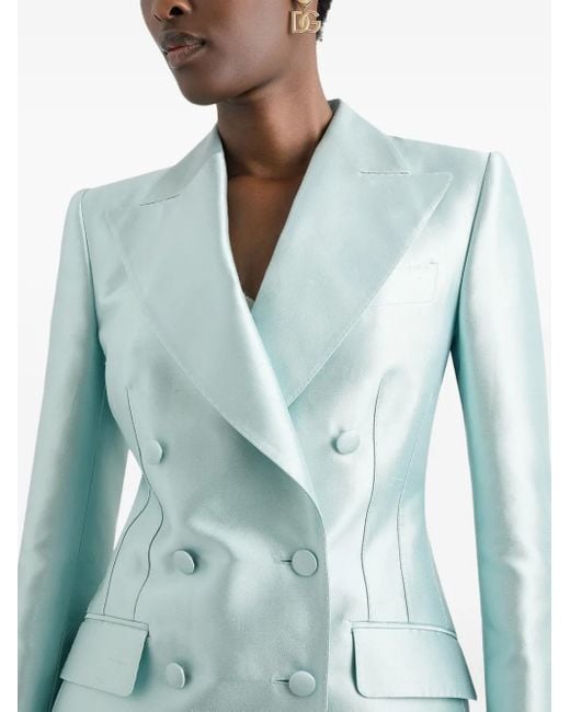 Blazer con doble botonadura Dolce & Gabbana de color Blue